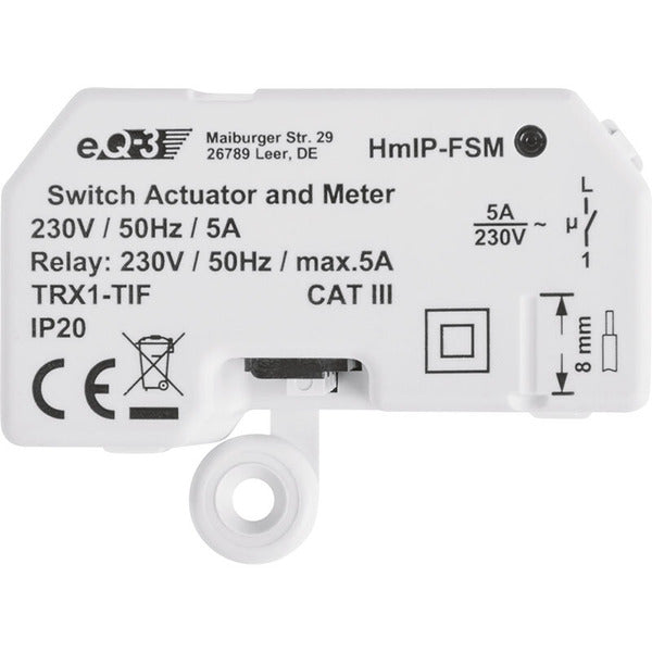 Homematic Schalt-Mess- Aktor – Unterputz HmIP-FSM