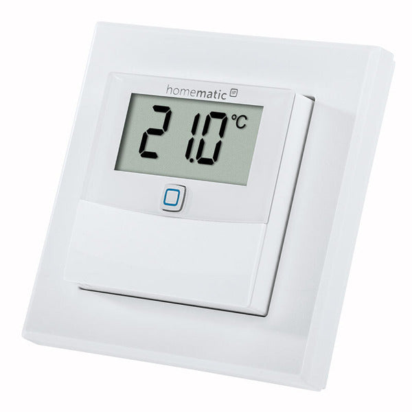 Homematic Temperatur- und Luftfeuchtigkeitssensor mit Display – innen HmIP-STHD
